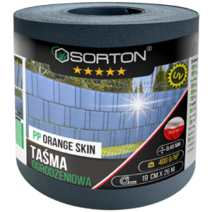 Taśma Panelowa Ogrodzeniowa Na Ogrodzenie 19cm x 26m Orange Skin